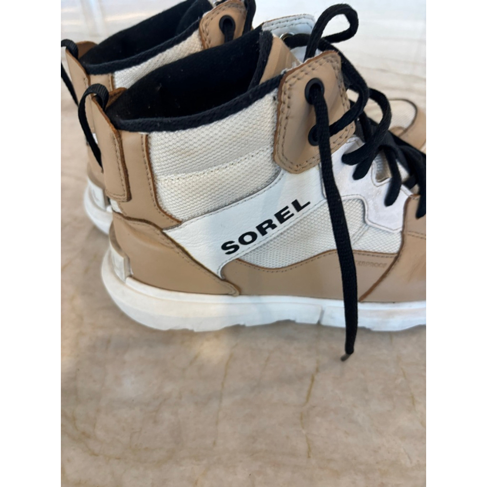 Women's Sorel Explorer II Athletic Shoes Size 9 Beige and White - Picture 3 of 13